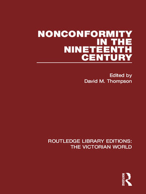 cover image of Nonconformity in the Nineteenth Century